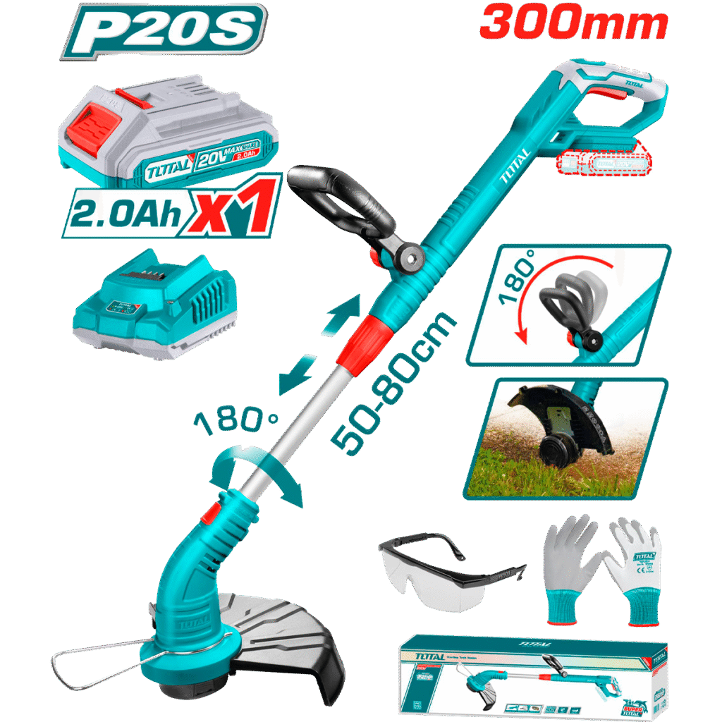 Total Li-Ion Akülü Kenar Ot Kesme Makinesi TGTLI20301