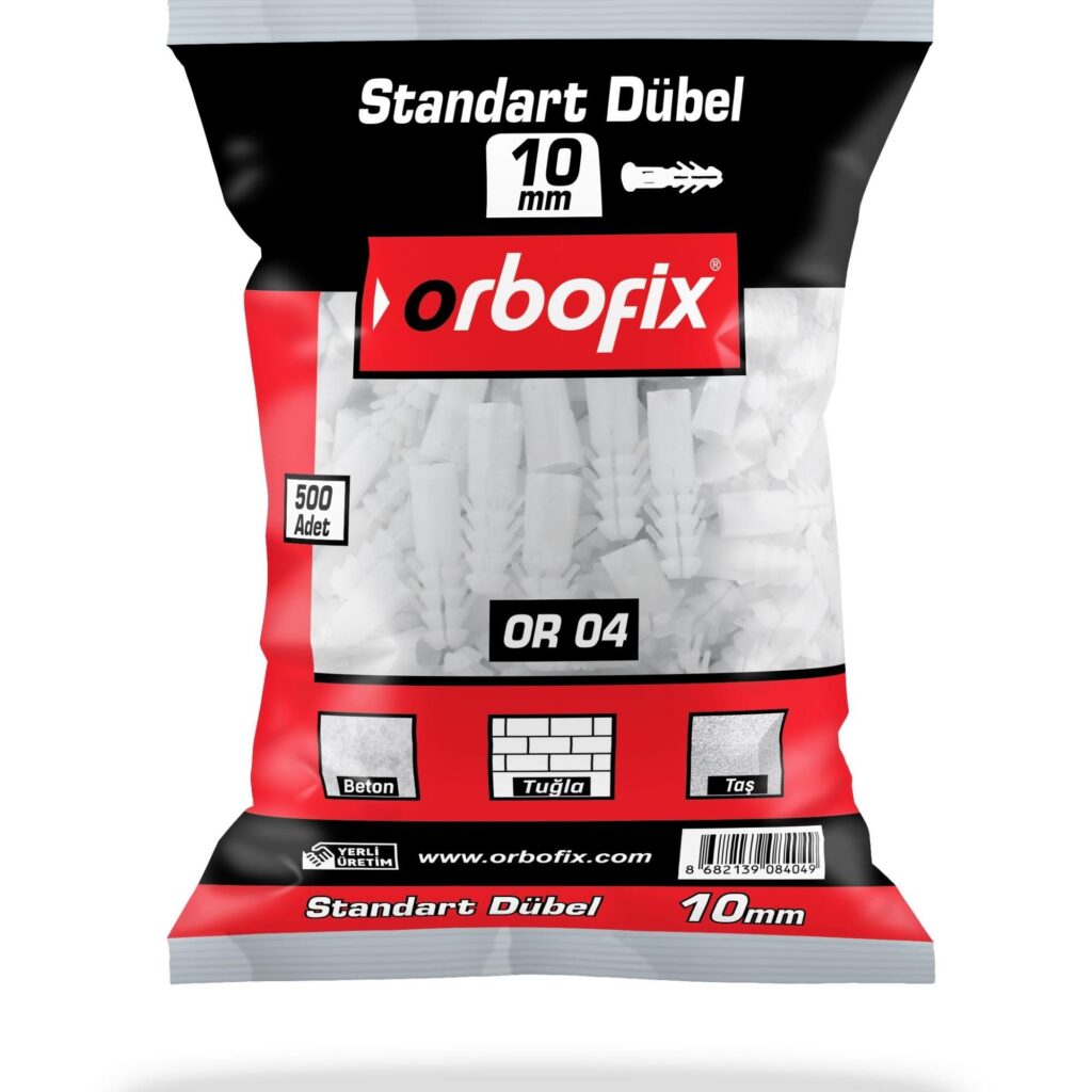 Plastik Dübel 10MM 500'lü Paket