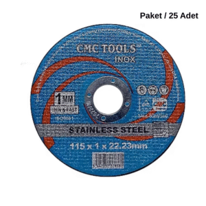 CMC4110  Inox Kesici Taş 115x1.0x22 mm 25 Adet