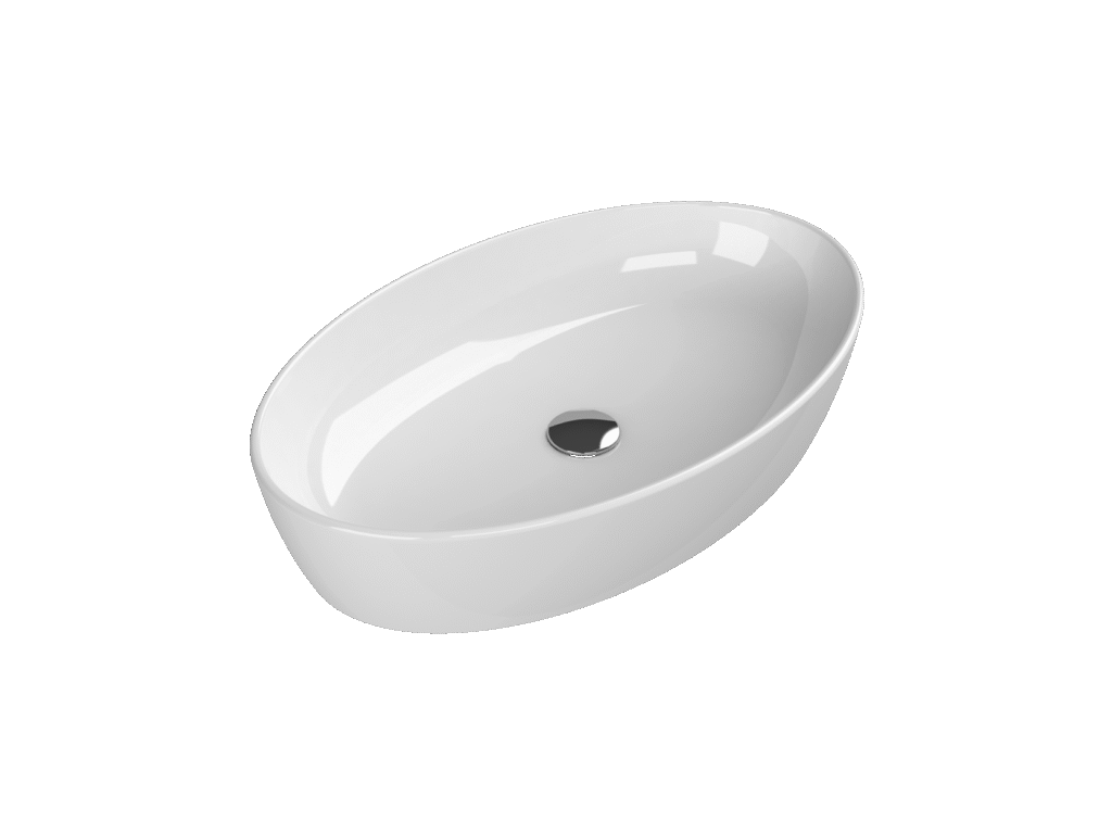 Tezgah Üstü Lavabo, One, 67x42 cm