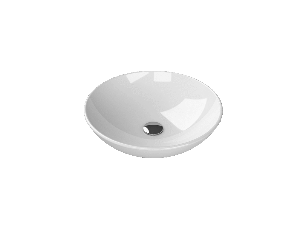 Tezgah Üstü Lavabo Zero, Ø46 cm