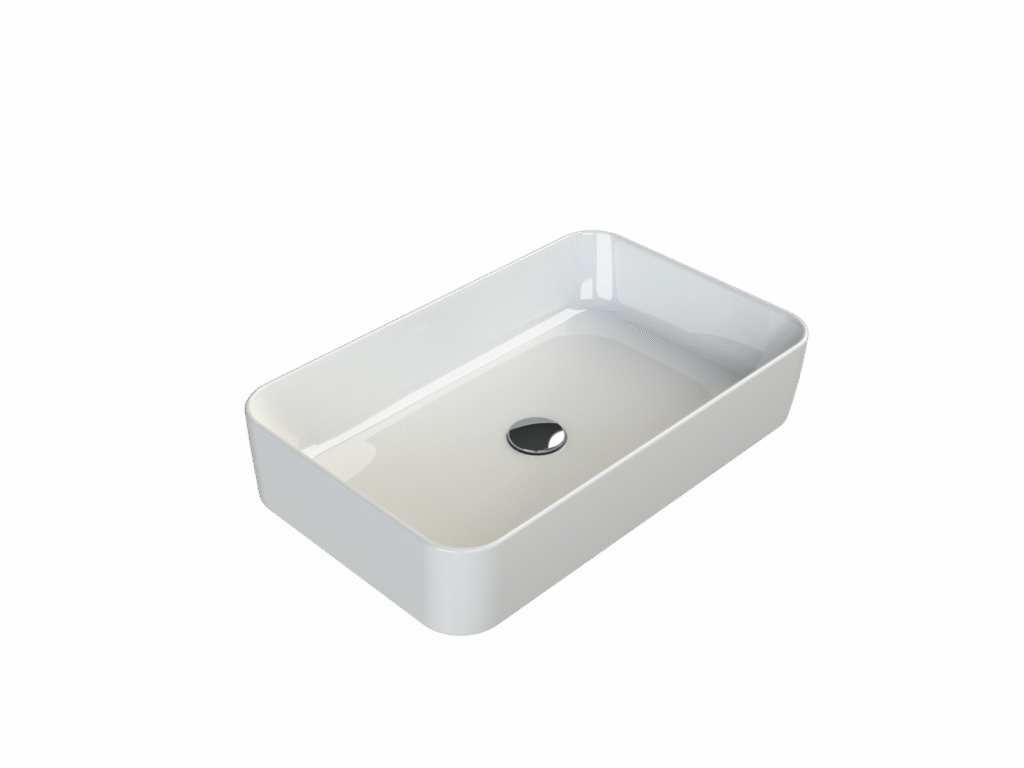 Tezgah Üstü Lavabo, Hera, 60x38 cm