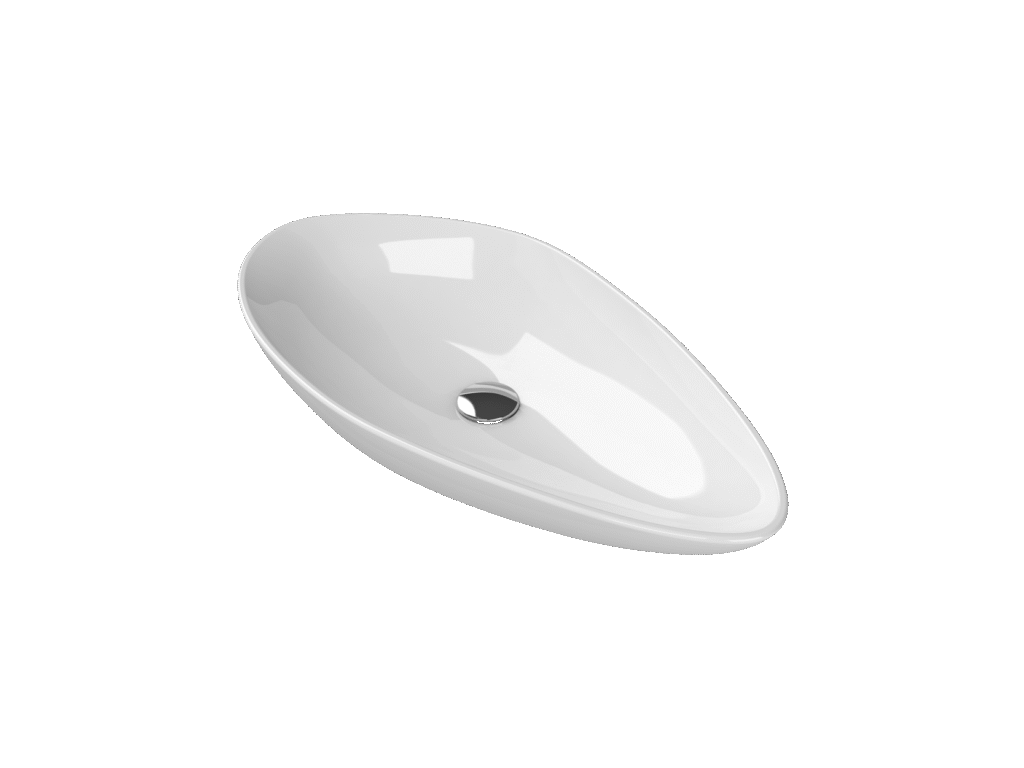 Tezgah Üstü Lavabo, Olive, 74x38 cm