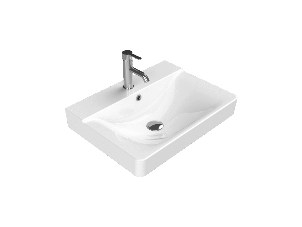 Etajerli Lavabo, Yeni Mona, 60x45 cm