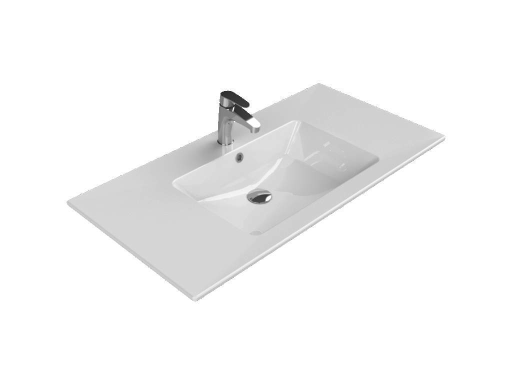 Etajerli Lavabo, İbiza, 101x51 cm