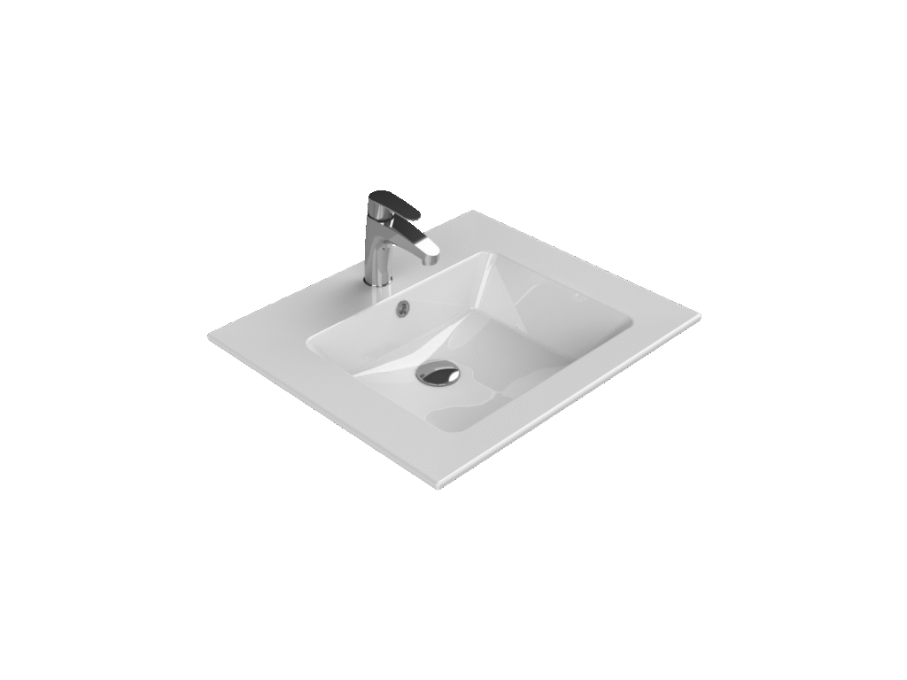 Etajerli Lavabo, İbiza, 61x51 cm