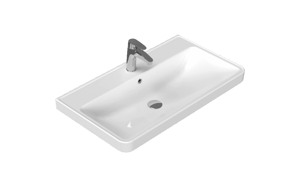 Etajerli Lavabo, Luna, 80x46 cm