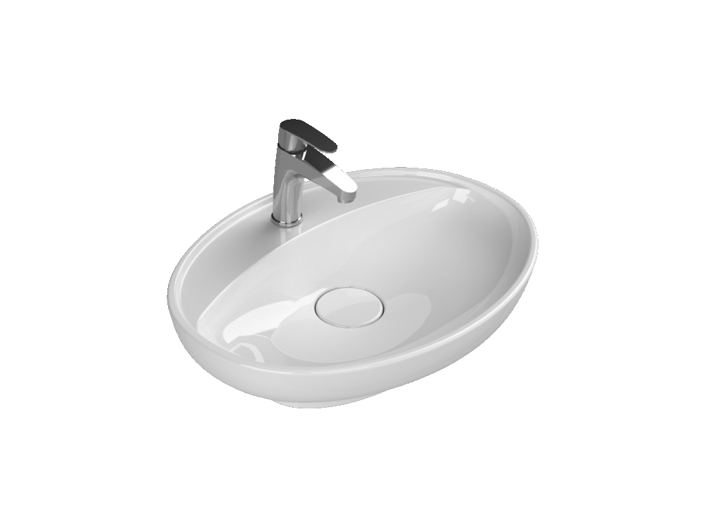 Tezgah Üstü Lavabo, Lal C, 60x45,5 cm