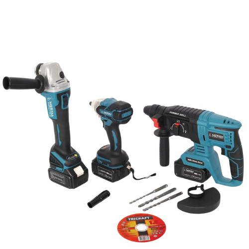 Meşem Akülü 3 Lü Set + 3 Batarya 1 Şarj Cihazı