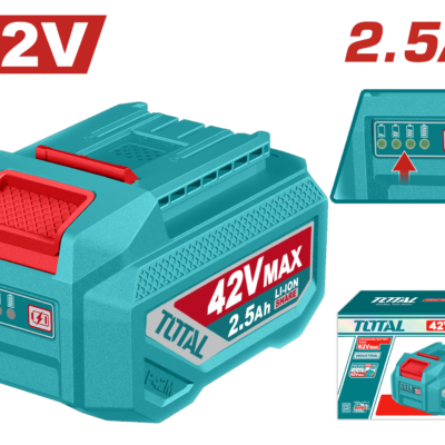 Total TFBLI42251E 2.5 Ah 42V Li-Ion Batarya