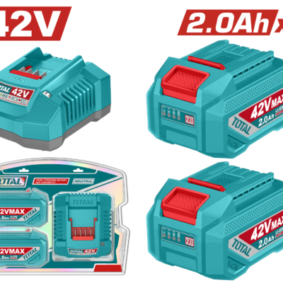 Total TFBCPM20221E 42V 2.0AH Li-Ion Akü Ve Şarj Aleti Seti