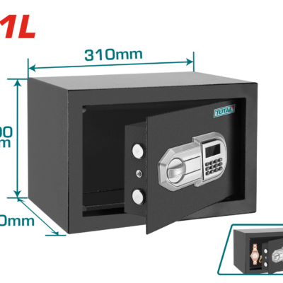 Total TESF2001 Elektronik Şifreli Para Kasası 11L