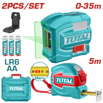 Total TLL680081-1 LAZER HİZALAMA VE METRE SETİ