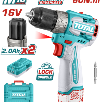 Total TDLI16682E Li-Ion Akülü Kömürsüz Matkap