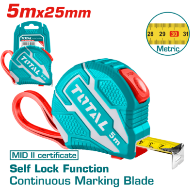 Total TMT126252ME Metre 5M X 25MM