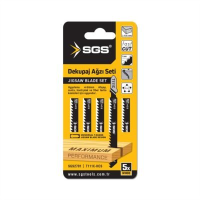 SGS2701 Dekupaj Ağzı Ahşap T111C 5'li Set