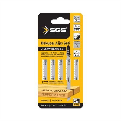 SGS2703 Dekupaj Ağzı Ahşap T101D 5'li Set