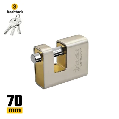 SGS1370 Asma Kilit Kayar Milli Çelik Korumalı 70 MM
