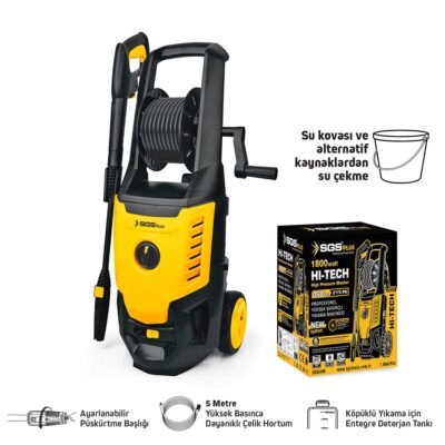SGS5400 Yüksek Basınçlı Yıkama Makinası 1800 Watt 150 BAR