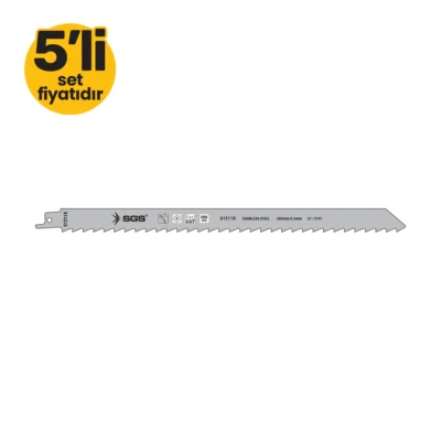 SGS2720 Tilki Kuyruğu Paslanmaz 305x8,5 MM S1211 K 5'li Set