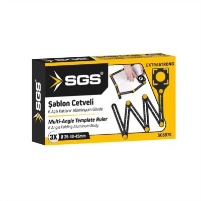SGS970 6 Açılı Katlanır Pozisyon Cetveli
