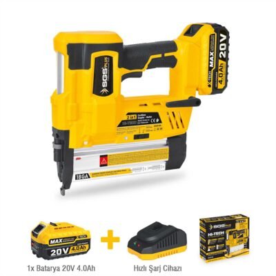 SGS5165 Akülü Zımba ve Çivi Tabancası Seti 20 V 1x4.0 AH
