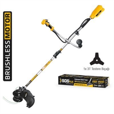 SGS5335B Akülü Tırpan 20 V (Kömürsüz Motor) (Solo Makina)
