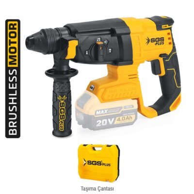 SGS5521B Akülü Elektro Pnömatik Kırıcı Delici 20 V (Kömürsüz Motor) (Solo Makina)