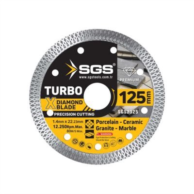 SGS2325 Turbo Elmas Hassas Kesici (125x1,4 MM)