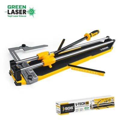 SGS212 Seramik-Granit Kesme Makinası V-Tech 90 Yeşil Lazerli