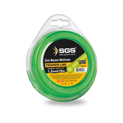 SGS4300 Tırpan Misinası 1.2 MM 15 MT Yuvarlak (Yeşil)