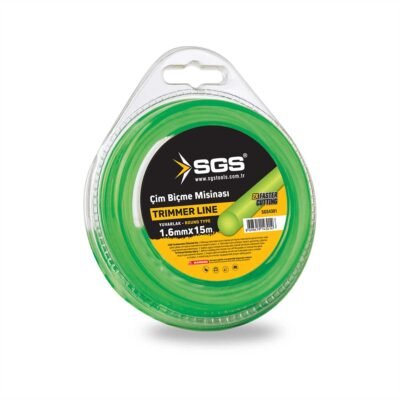 SGS4301 Tırpan Misinası 1.6 MM 15 MT Yuvarlak (Yeşil)