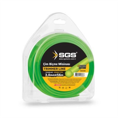 SGS4303 Tırpan Misinası 3.0 MM 56 MT Yuvarlak (Yeşil)