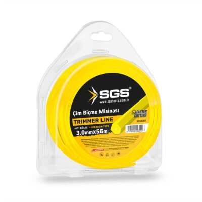 SGS4309 Tırpan Misinası 3.0 MM 56 MT Altıgen (Sarı)