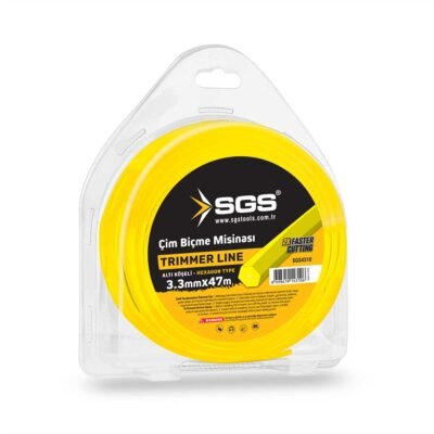 SGS4310 Tırpan Misinası 3.3 MM 47 MT Altıgen (Sarı)
