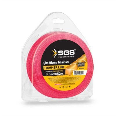 SGS4315 Tırpan Misinası 3.5 MM 52 MT Burgulu (Pembe)