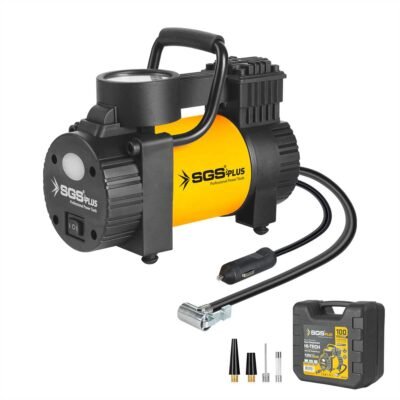 SGS5390 Araç Hava Kompresörü 12 V 100 PSI (Basınç Göstergeli)