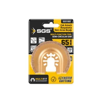 SGS1882 Multi-Tools Kesici ve Raspalama Derz Arası Temizleme Karbür 65 MM