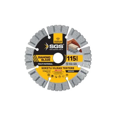 SGS2335 Soketli Elmas Testere Multi-Material Kesici 115 MM