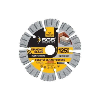SGS2336 Soketli Elmas Testere Multi-Material Kesici 125 MM