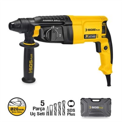 SGS5177 Kırıcı-Delici Matkap 800 Watt 26 MM 3 KG (SDS Plus)