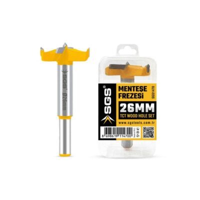 SGS1470 Ahşap Menteşe Frezesi 26 MM