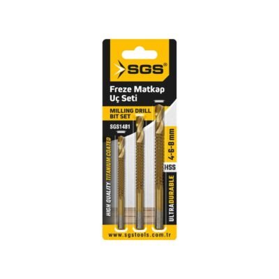 SGS1481 Freze Matkap Uç Seti 4-6-8 MM