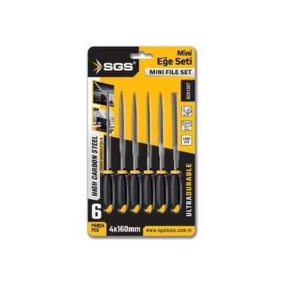 SGS1357 6 Parça Mini Eğe Seti 4x160 MM