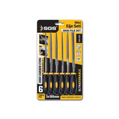 SGS1358 6 Parça Mini Eğe Seti 5x180 MM