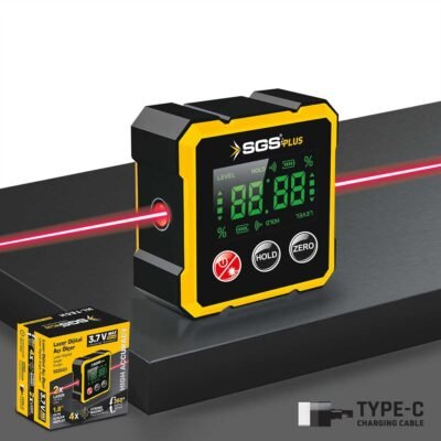 SGS5431 Lazer Dijital Açı Ölçer Mıknatıslı