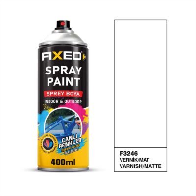 Fixed F3246 SGS Sprey Boya Akrilik - Vernik/mat Akrilik 320 GR 400 ML