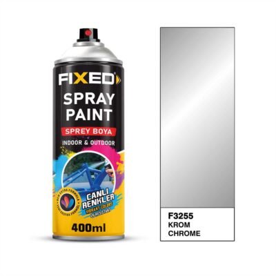 Fixed F3255 SGS Sprey Boya Akrilik - Krom Efekt 320 GR 400 ML