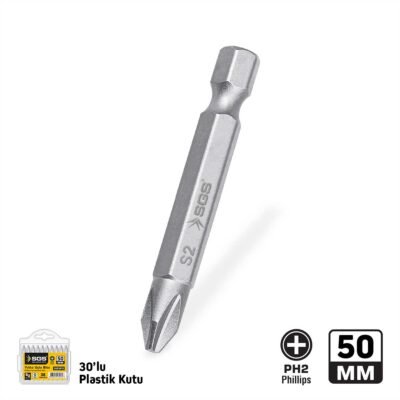 SGS3913 Yıldız Uçlu Bits S2 PH2X50 MM Sand-Pro Series