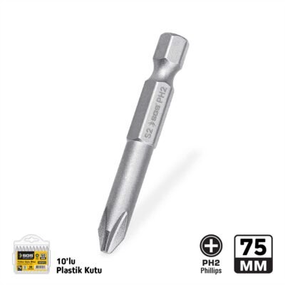 SGS3971 Yıldız Uçlu Bits Tornalı S2 PH2X75 MM Sand-Pro Series